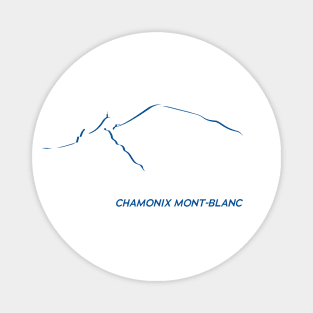 Chamonix Aiguille du Midi Mont Blanc Magnet